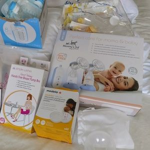 Prenatal pump and maternity bras